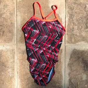 Salmon Pink Nike Racing Swimsuit - 34